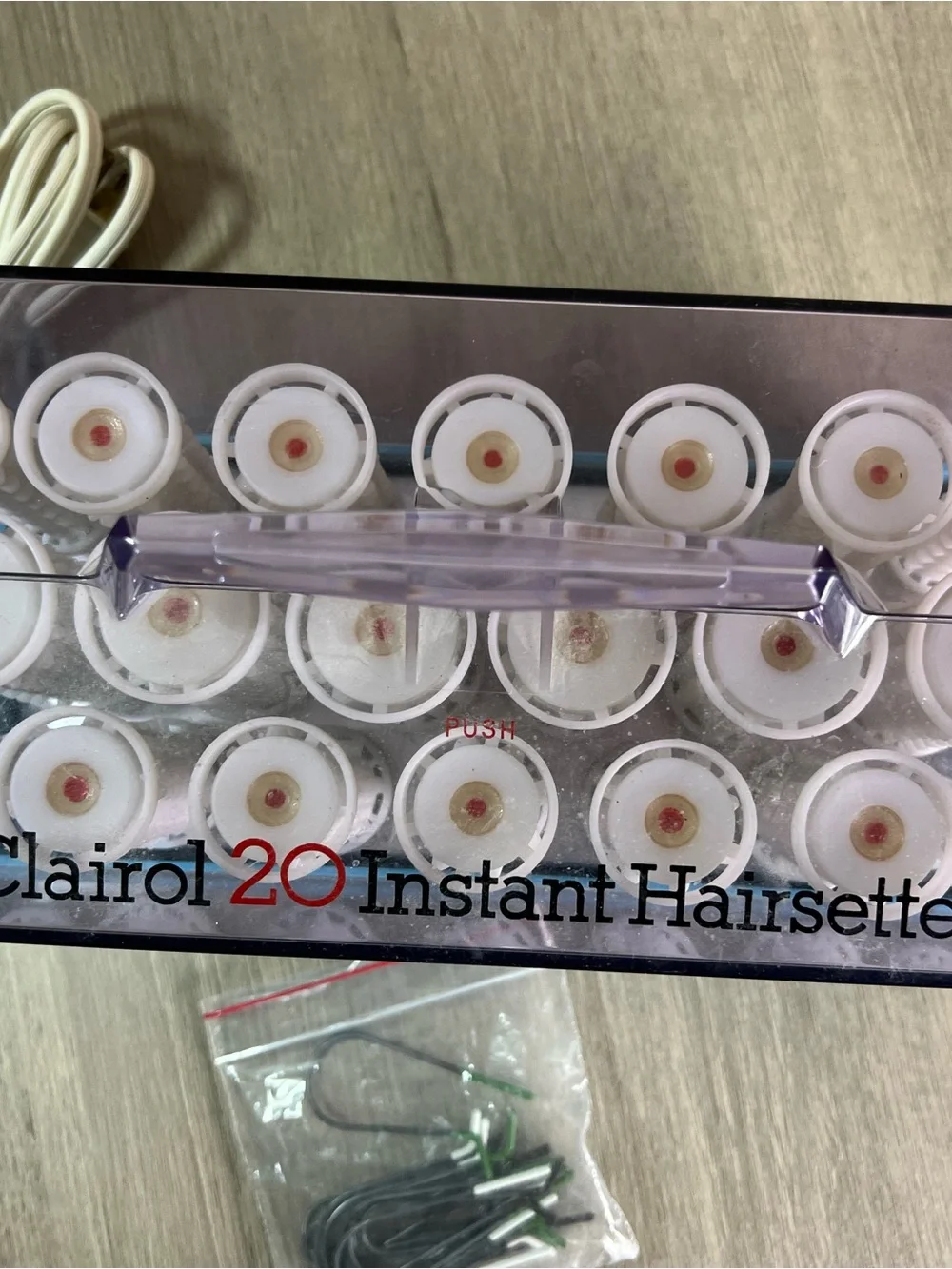 Vintage Clairol 20 Instant Hair Setter With Clips hot rollers